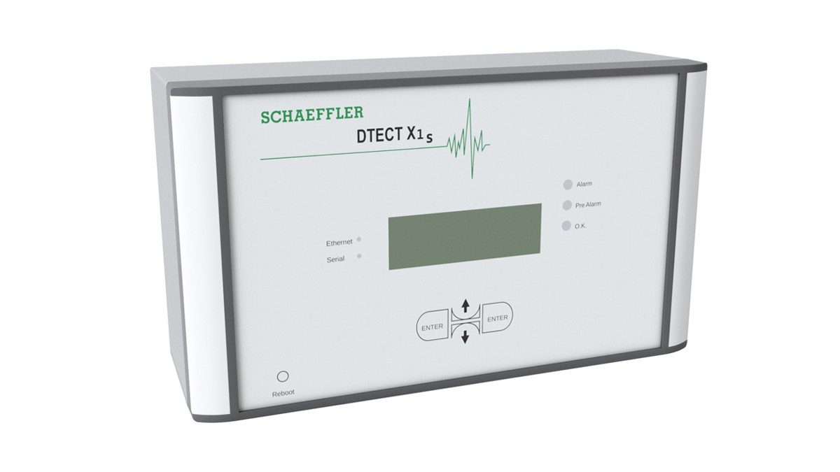 DTECT X1 s is a flexible online system for the monitoring of rotating components and elements in the machinery and plant industry.