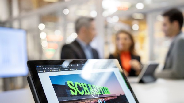 Schaeffler media area on corporate website